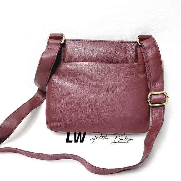 Fossil Corey Cabernet Leather Crossbody - Picture 2 of 6